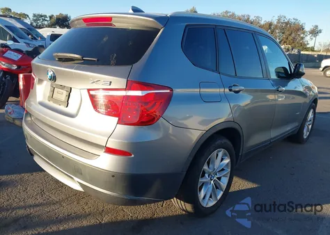 2013 BMW X3 xDrive28I из США, поврежденный, VIN 5UXWX9C57D0A26779